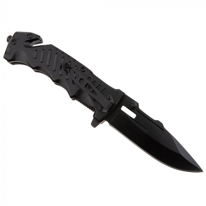 Briceag de vanatoare IdeallStore®, True Blade, otel inoxidabil, 23 cm, negru [5]