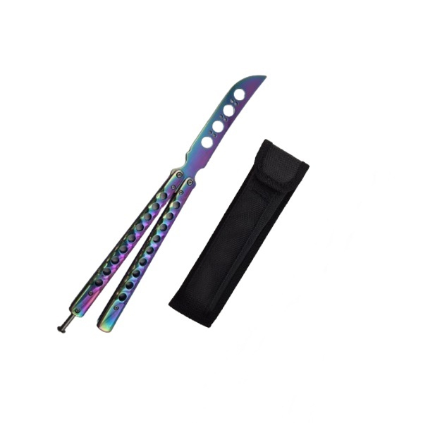 Briceag fluture, Butterfly Rainbow, pentru antrenament, 27.5 cm [2]