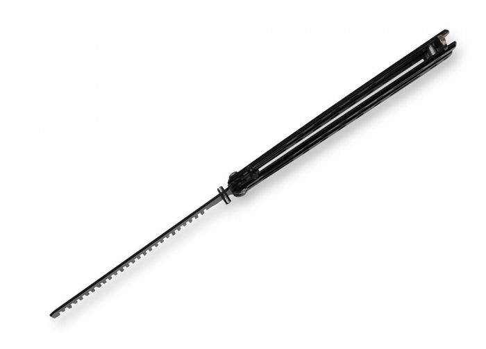 Briceag fluture, tip pieptan, Black Comb, 22 cm, negru [3]