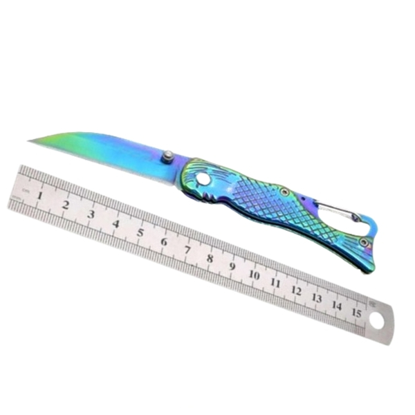Briceag metalic, cu lamă din oțel inoxidabil și mâner ergonomic, 15 cm [2]