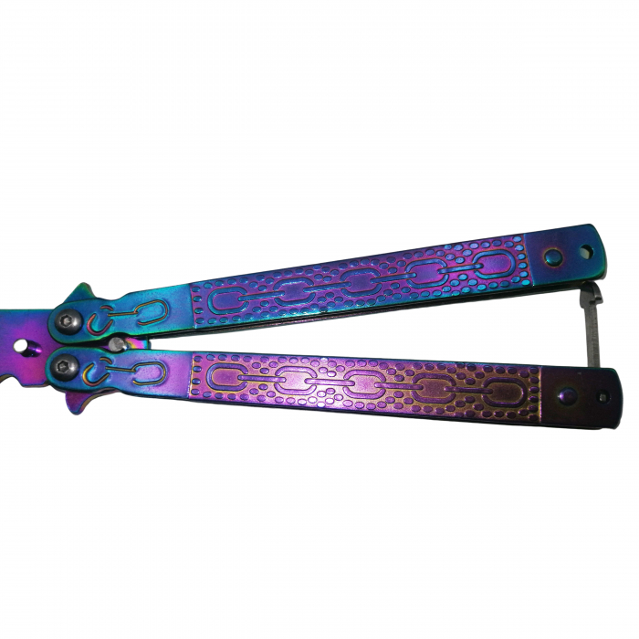Briceag, model fluture, Chain Reaction, multicolor, 22 cm [3]