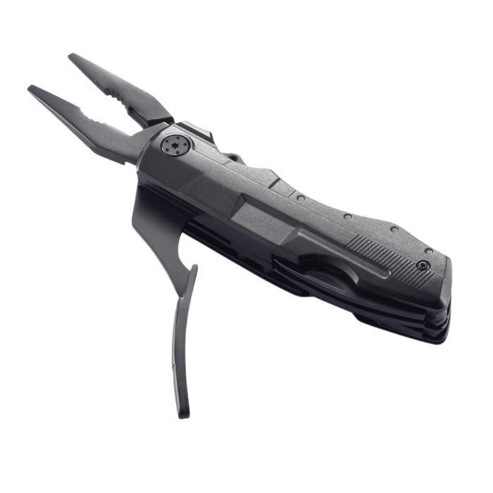 Briceag multifunctional IdeallStore®, Outdoor Comando, otel inoxidabil, 17 functii, 24 cm, negru, husa inclusa [4]