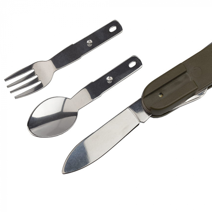 Briceag multifunctional IdeallStore®, Special Outdoor, otel inoxidabil, 7 functii, kaki, 16 cm, husa inclusa [4]