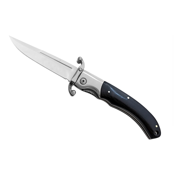 Set de doua bricege pliabile DEPOX®, lamă din oțel inoxidabil, mâner lemn, 23.5 cm, negru [5]