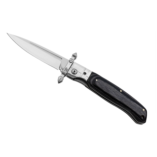Set de doua bricege DEPOX®, lamă oțel inoxidabil 420, mâner lemn și metal, 23.5 cm [5]
