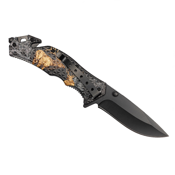 Briceag salvare, IdeallStore®, Hunting Deer, 21 cm, Otel inoxidabil [6]