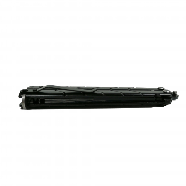 Briceag fluture IdeallStore®, Ninja Blade, otel inoxidabil, negru, 22.5 cm [3]