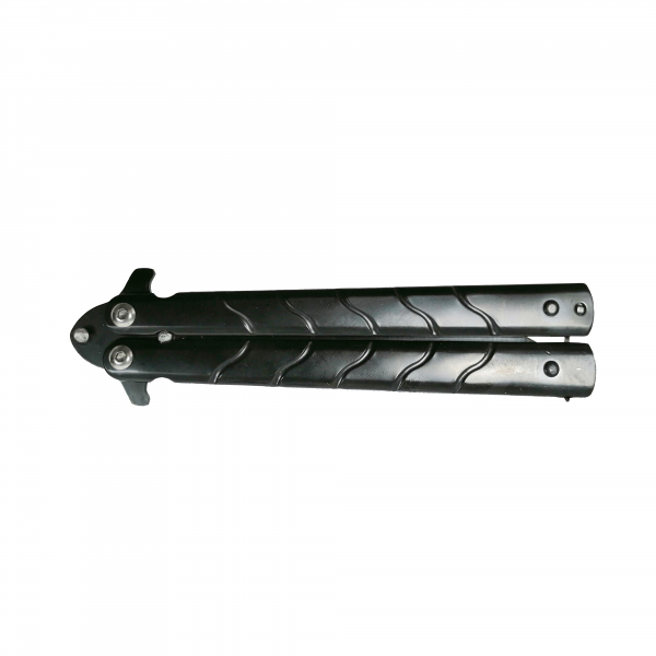 Briceag fluture IdeallStore®, Ninja Blade, otel inoxidabil, negru, 22.5 cm [2]