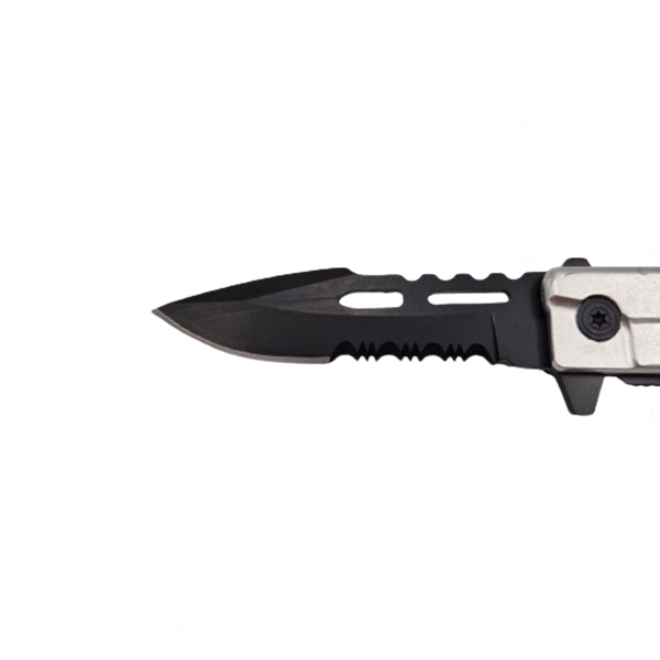 Briceag tip pistol, IdeallStore®, 18 cm, argintiu [7]