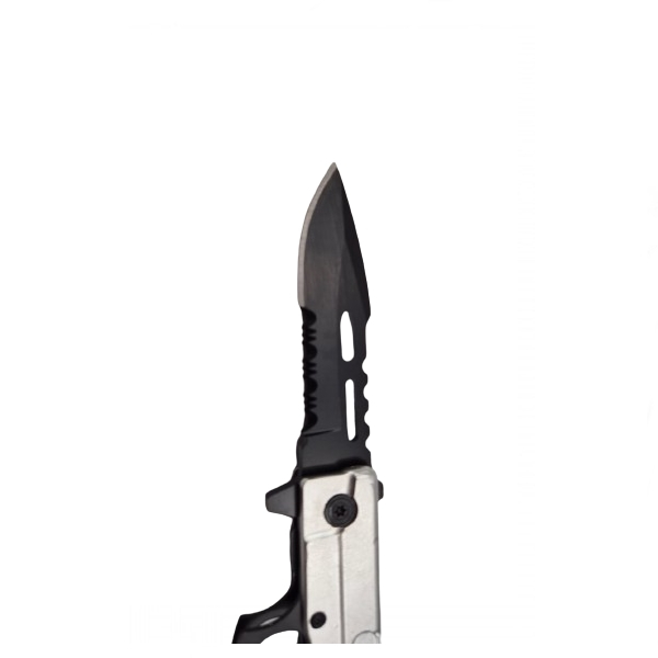 Briceag tip pistol, IdeallStore®, 18 cm, argintiu [6]