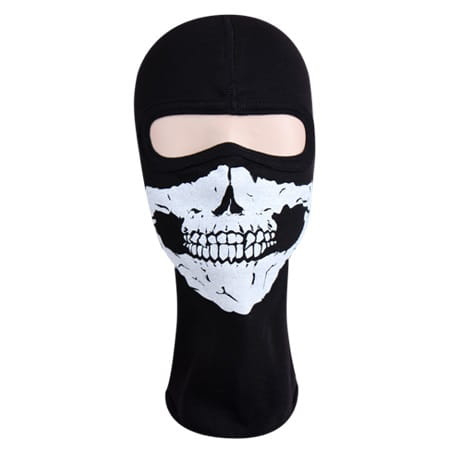 Cagula unisex IdeallStore®, Adventure Skull, bumbac, marime universala, imprimeu schelet, neagra [2]