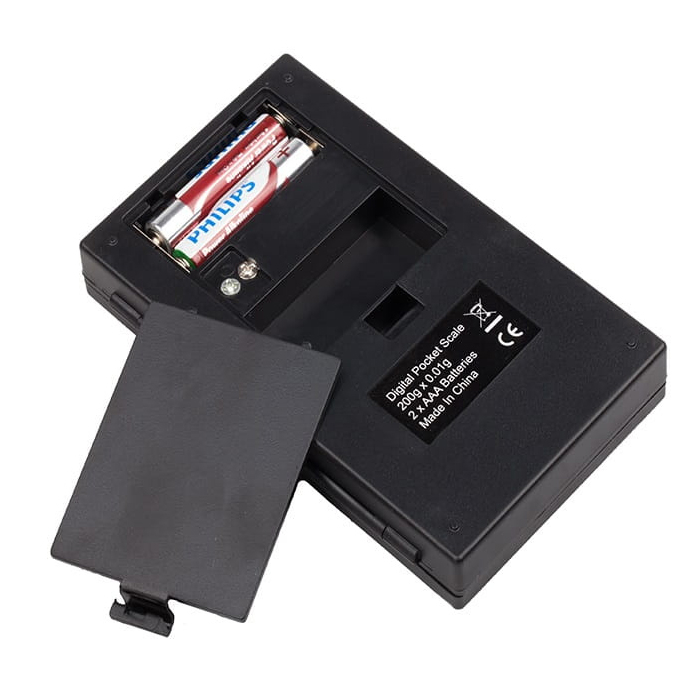 Cantar digital de buzunar IdeallStore®, Special Weight, afisaj LCD, protectie plastic, 13 cm, 500g maxim, negru [5]
