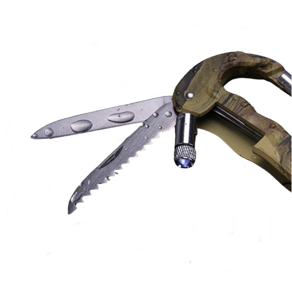 Carabina multifunctionala , IdeallStore®, Otel , Camuflaj, Aluminiu [4]