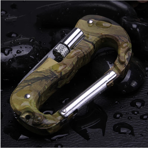 Carabina multifunctionala , IdeallStore®, Otel , Camuflaj, Aluminiu [5]