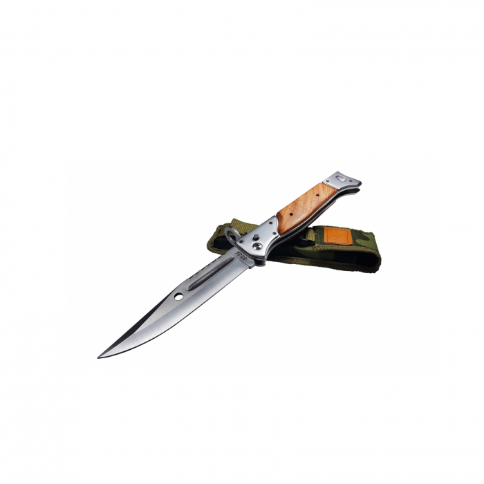 Set 2 briceaguri AK IdeallStore®, Fighting System, otel inoxidabil, maro, teaca inclusa [7]