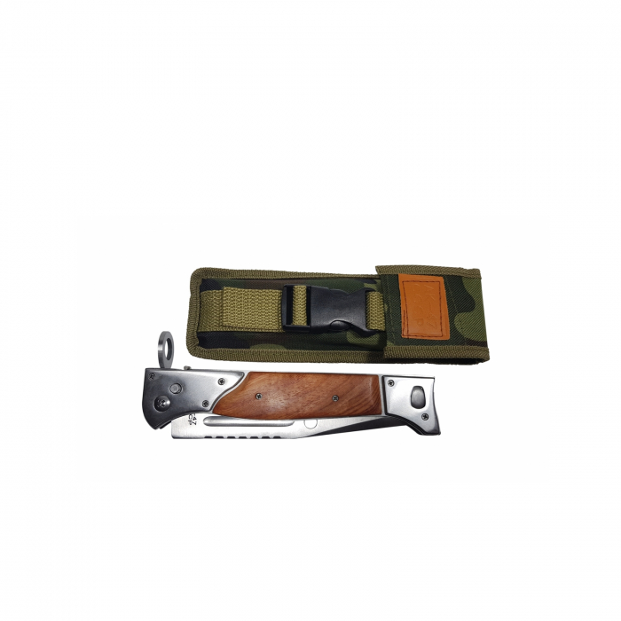 Set 2 briceaguri AK IdeallStore®, Fighting System, otel inoxidabil, maro, teaca inclusa [8]