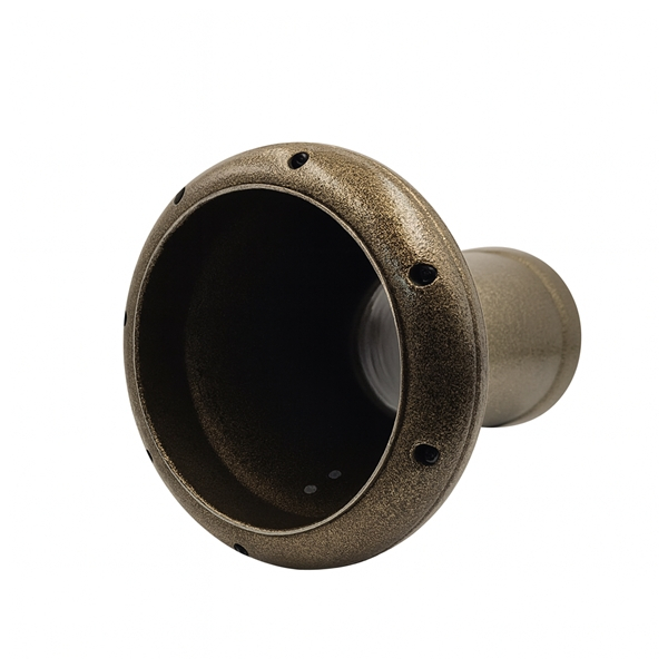 Tarabana-darabana, DEPOX®, metalica, 44 cm, maro, husa inclusa [4]