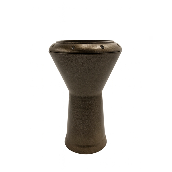 Tarabana-darabana, DEPOX®, metalica, 44 cm, maro, husa inclusa [2]