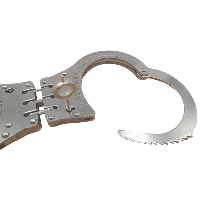 Catuse cu balama IdeallStore®, Tight Lock, otel inoxidabil, 20 cm, husa tactica inclusa [14]