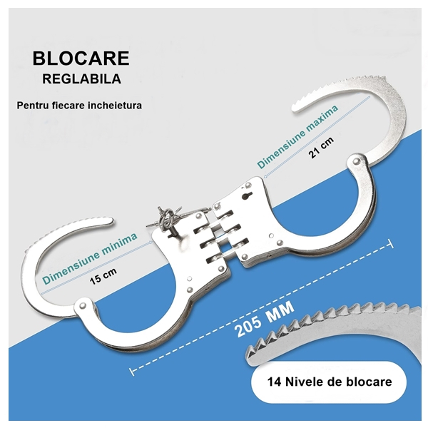 Catuse, otel inoxidabil, IdeallStore®, Hinged, 20.5 cm [5]