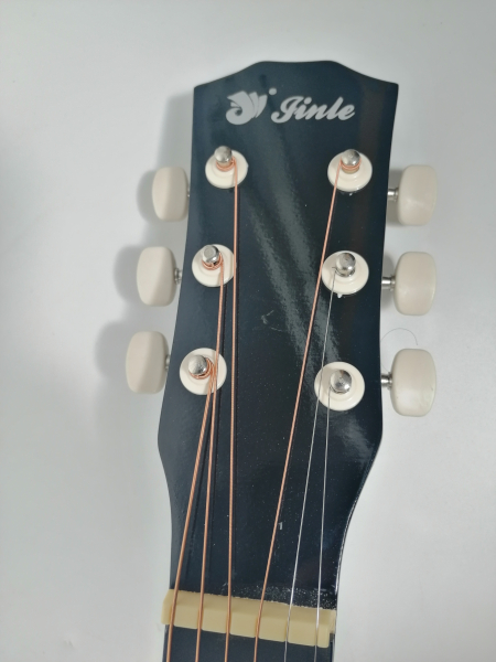 Chitara clasica din lemn 95 cm, Cutaway Country Black [3]