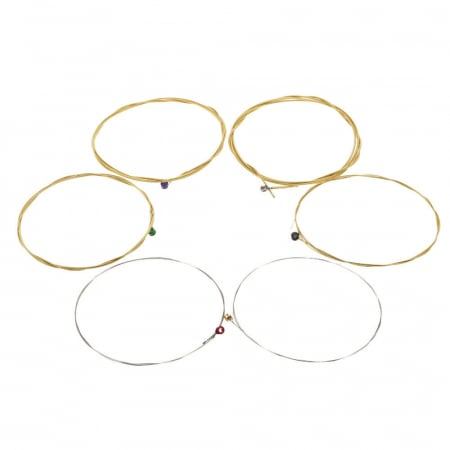 Chitara clasica din lemn 4/4, set de corzi aurii inclus,  95 cm, Clasic Brown [8]