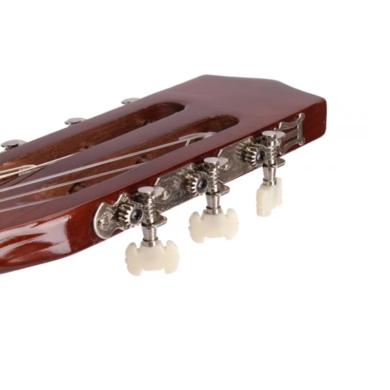 Chitara clasica din lemn IdeallStore®, Classic Sound, marime 4/4, maro, 95 cm, corzi incluse [6]