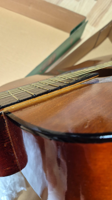 Chitara  decor din lemn IdeallStore®, marime 4/4, maro, 95 cm [7]