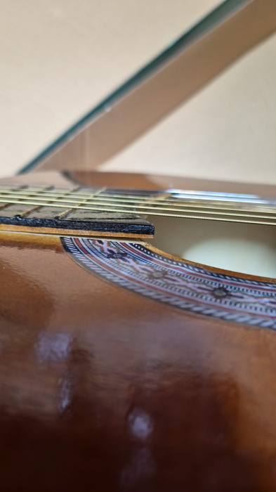 Chitara  decor din lemn IdeallStore®, marime 4/4, maro, 95 cm [6]