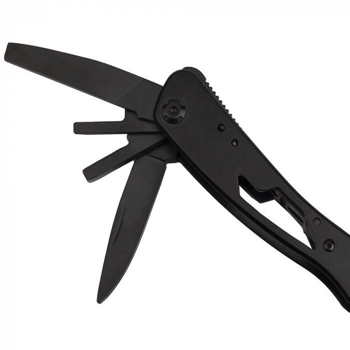 Cleste multifunctional IdeallStore®, Outdoor Specialist, otel inoxidabil, 20 functii, 22 cm, negru, husa inclusa [7]