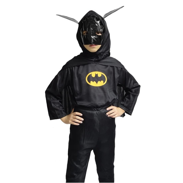 Costum Batman cu muschi si masca LED, carnaval, 3-5 ani, 100-110 cm [1]