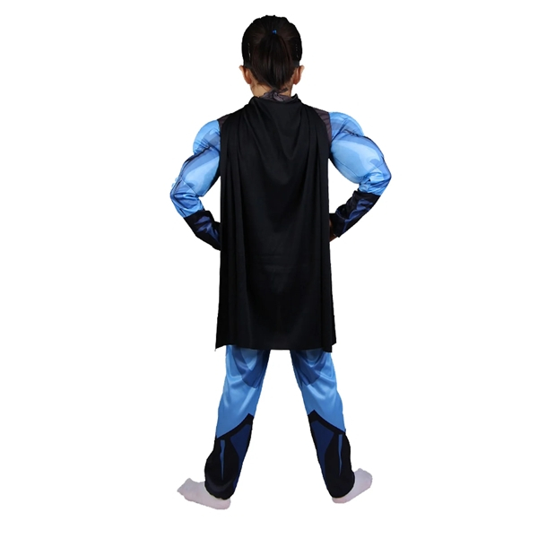 Costum Batman cu muschi pentru copii, L, 7-9 ani, 120-130 cm [4]