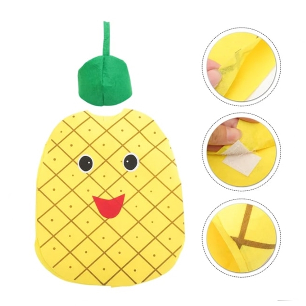 Costum fruct Ananas, IdeallStore®, galben, marime universala [3]
