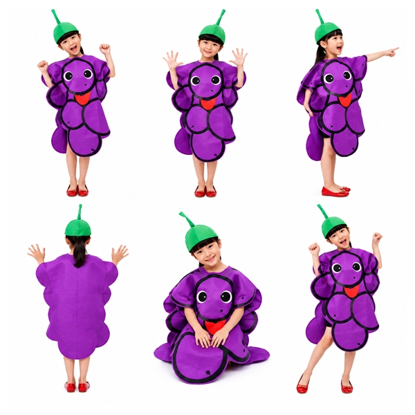 Costum carnaval fruct Strugure, DEPOX®, mov, marime universala [2]