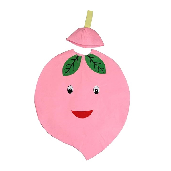 Costum fruct Piersica, IdeallStore®, roz, marime universala [2]