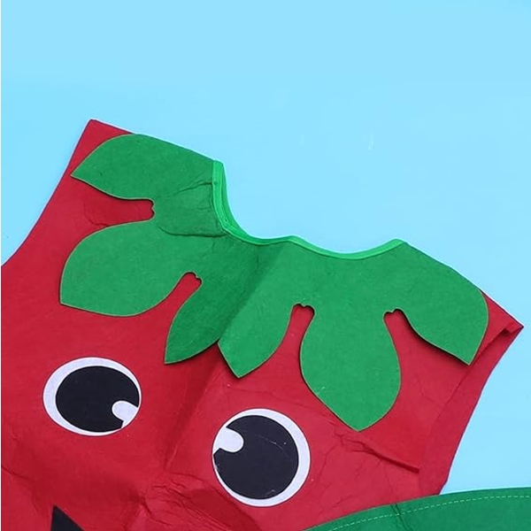 Costum leguma Ardei, IdeallStore®, rosu, marime universala [3]