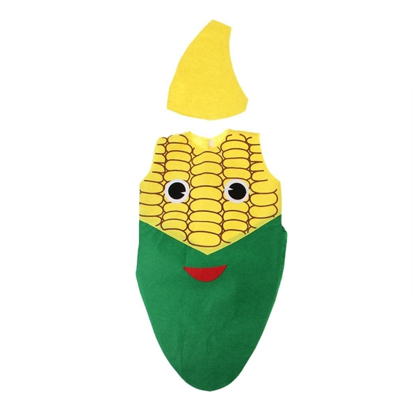 Set doua costume pentru copii legume Ciuperca si Porumb DEPOX®, rosu/galben, marime universala [11]
