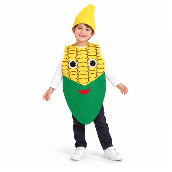 Set doua costume pentru copii legume Ciuperca si Porumb DEPOX®, rosu/galben, marime universala [8]