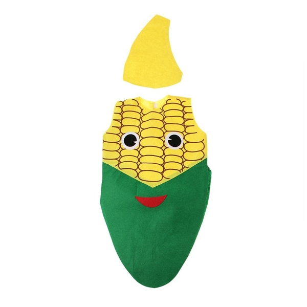 Set 2 costume pentru copii, Porumb și Morcov DEPOX®, portocaliu/galben, marime universala [9]
