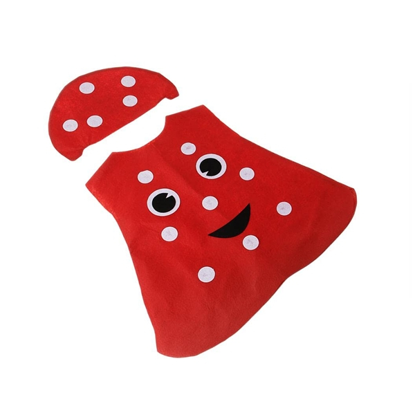 Set doua costume pentru copii legume Ciuperca si Porumb DEPOX®, rosu/galben, marime universala [7]
