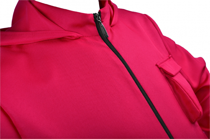 Costum pentru adulti IdeallStore®, Jocul Calamarului, marimea S, rosu, centura inclusa [8]