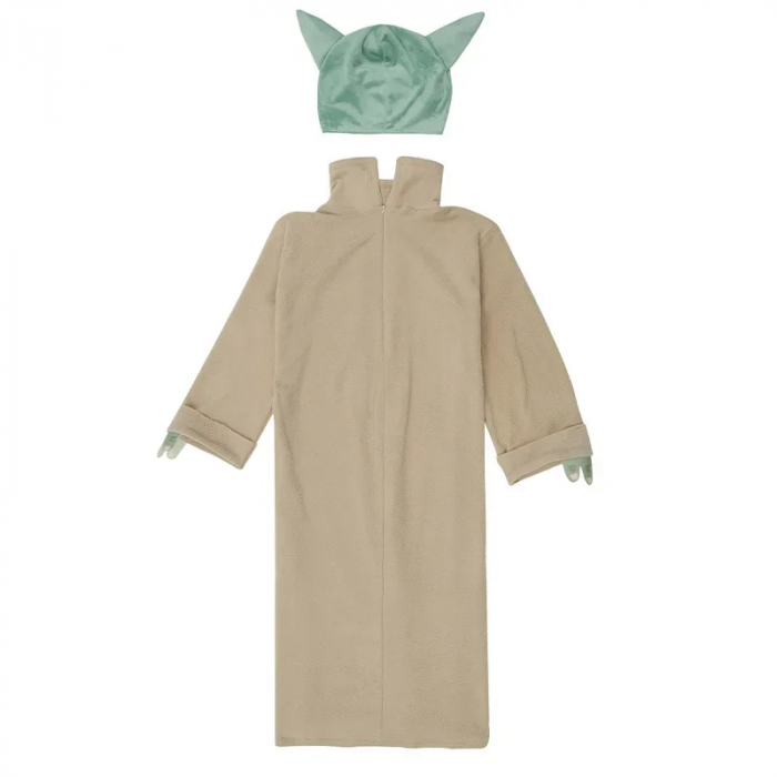 Costum pentru copii, Baby Yoda, bej, masca inclusa, 3-5 ani, 100-110 cm [6]