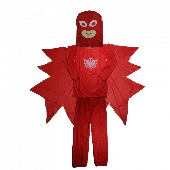 Costum pentru copii, Red Owl, rosu, parcare cadou, 3-5 ani, 100-110 cm [9]