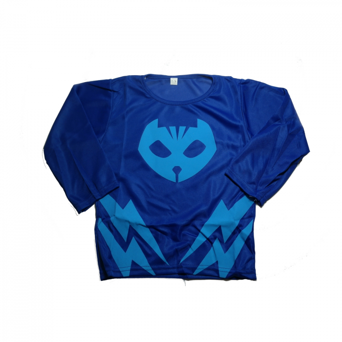 Costum pentru copii, Blue Cat, albastru, jucarie inclusa, 7-9 ani, 120-130 cm [9]
