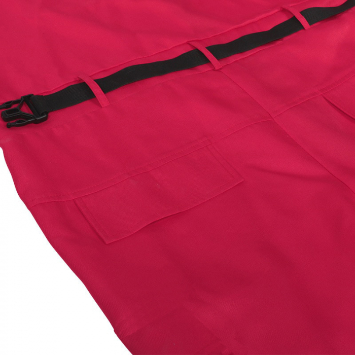 Costum pentru adulti, Jocul Calamarului, model Cerc, marimea S, rosu, centura inclusa [5]