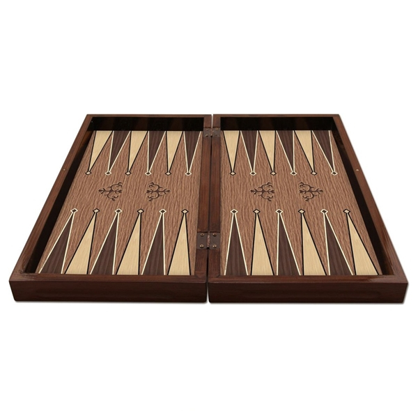 Cutie de table, MDF, rezistenta la zgarieturi, inchidere magnetica, 25 x 49 x 6 cm, maro/bej [3]