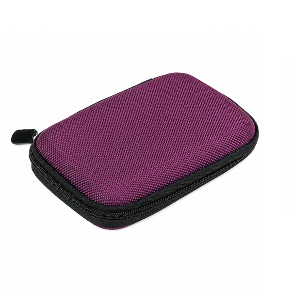 Cutie rigida pentru prastie, husa protectie, compacta, rezistenta la socuri, 16x11x4 cm, mov [2]
