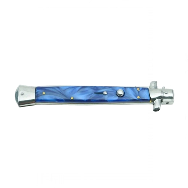 Cuțit automat Blue Marble, lamă stiletto, 23 cm [3]