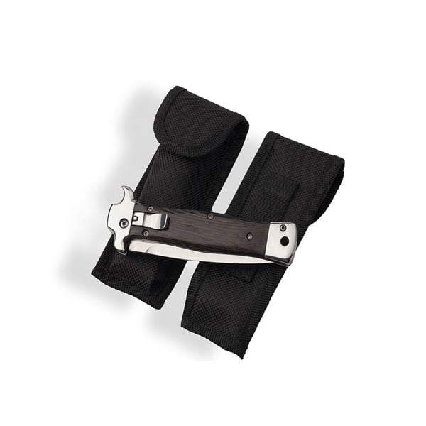 Cutit automat cu arc, otel inoxidabil, 21 cm, negru [8]