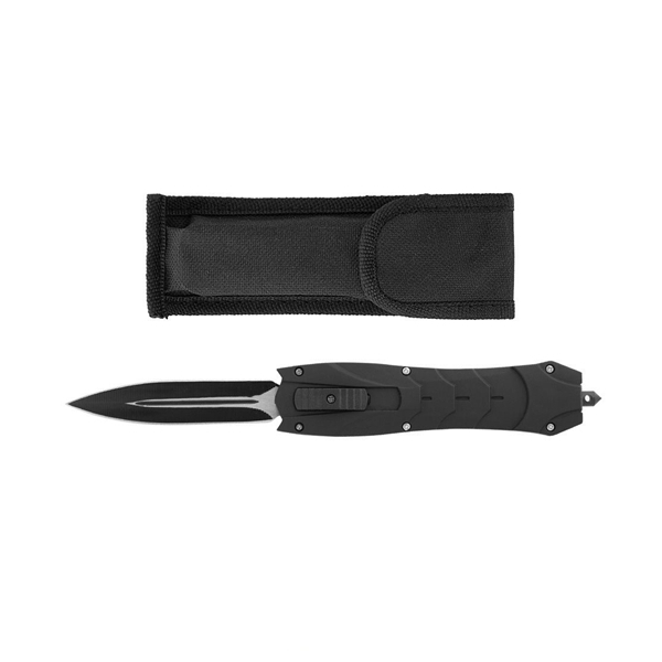 Cutit automat cu arc, otel inoxidabil, 24 cm, negru [10]